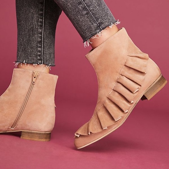 Anthropologie Shoes - ⬇️Reduced Anthropologie Suede Booties NWB